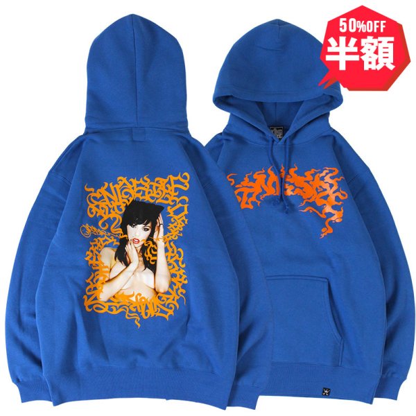 画像1: 【半額】KINGSIZE（キングサイズ）“BAD GYAL HOOD SWEAT” (1)