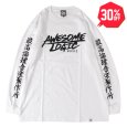 画像1: 【30%OFF】KINGSIZE（キングサイズ）ｘCHEHON “AWESOME LOGIC L/S TEE” (1)