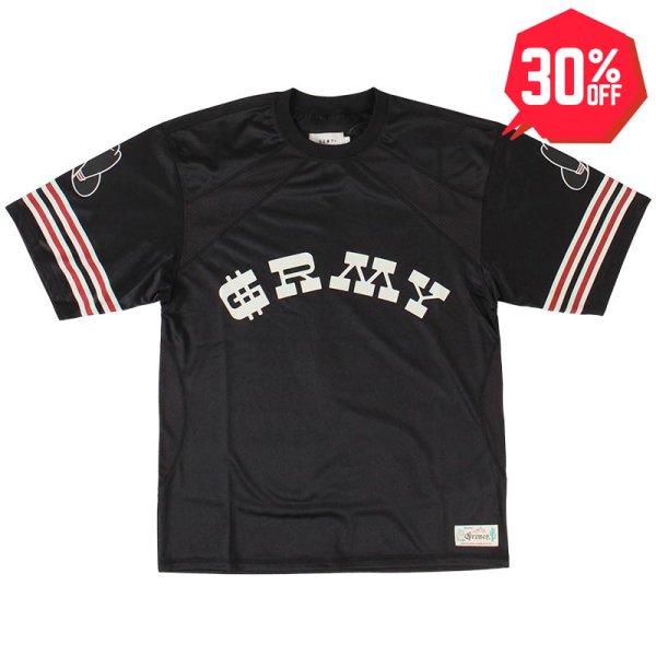画像1: 【30%OFF】GRIMEY / GRMY (グライミー) “LONE HAND MESH FOOTBALL JERSEY” (1)