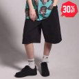 画像1: 【30%OFF】GRIMEY / GRMY (グライミー) “PEACE WITHIN THE WATCHING EYEZ BAGGY DENIM SHORTS” (1)