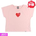 画像1: 【半額】[レディース] KINGSIZE（キングサイズ）“HEART WOMEN'S DOLMAN TEE” (1)