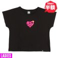 画像1: 【半額】[レディース] KINGSIZE（キングサイズ）“HEART WOMEN'S DOLMAN TEE” (1)