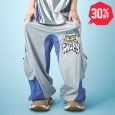 画像1: 【30%OFF】GALFY(ガルフィー) “病みに争いしサイバーパンツ” (1)