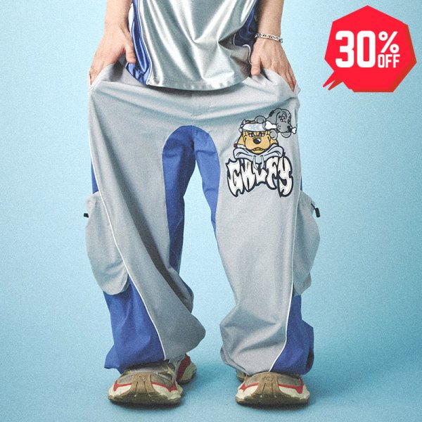 画像1: 【30%OFF】GALFY(ガルフィー) “病みに争いしサイバーパンツ” (1)