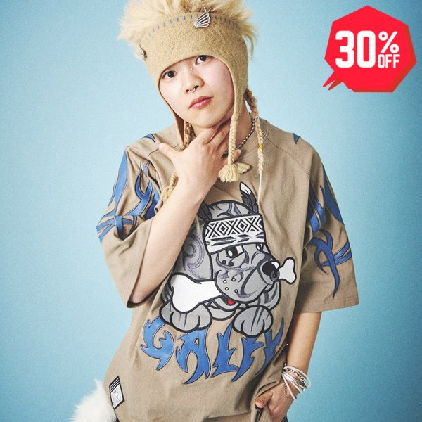 画像1: 【30%OFF】GALFY(ガルフィー) “部族長Tシャツ” (1)