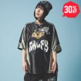 画像1: 【30%OFF】GALFY(ガルフィー) “病みに争いしサイバーTシャツ” (1)