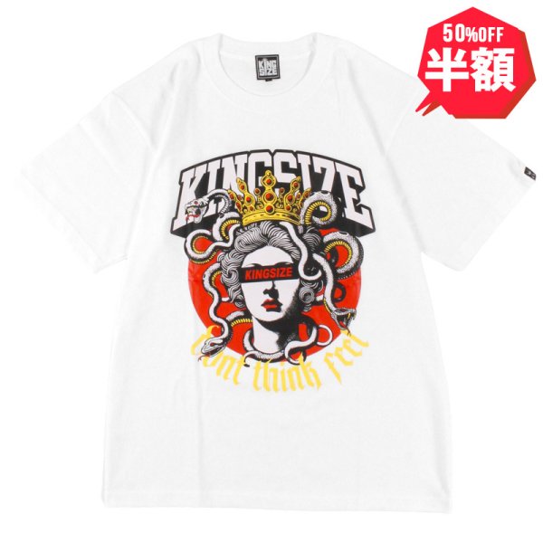 画像1: 【半額】【ラストXXXLのみ】KINGSIZE（キングサイズ）“MEDUSA TEE” (1)