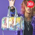 画像1: 【30%OFF】GALFY(ガルフィー) “ピカピカモノグラムミニボストン” (1)