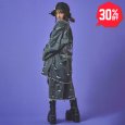 画像1: 【30%OFF】【ラスト大型犬（XL）のみ】GALFY(ガルフィー) “病みに染まりしボロボロ甚平” (1)