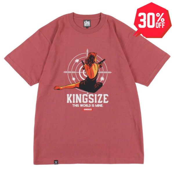 画像1: 【30%OFF】KINGSIZE（キングサイズ）“WORLD IS MINE TEE” (1)