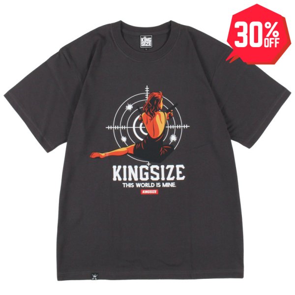画像1: 【30%OFF】KINGSIZE（キングサイズ）“WORLD IS MINE TEE” (1)