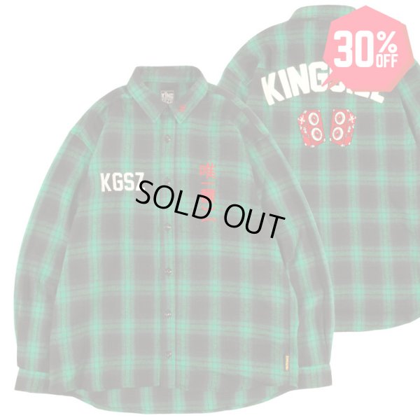画像1: 【30%OFF】KINGSIZE（キングサイズ）“ONE & ONLY CHECK SHIRT” (1)