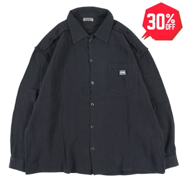 画像1: 【30%OFF】PeeTee. (ピーティー) “CUTOFF GAUZE L/S SHIRTS” (1)