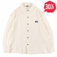 画像1: 【30%OFF】【ラストLのみ】PeeTee. (ピーティー) “CUTOFF GAUZE L/S SHIRTS” (1)
