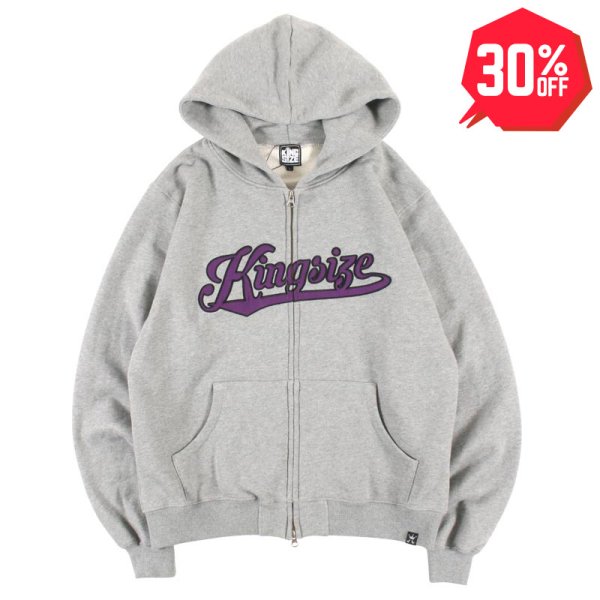 画像1: 【30%OFF】KINGSIZE（キングサイズ）“LEAGUE ZIP HOODY” (1)