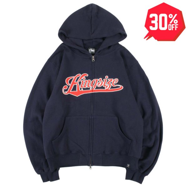 画像1: 【30%OFF】KINGSIZE（キングサイズ）“LEAGUE ZIP HOODY” (1)