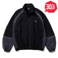 画像1: 【30%OFF】NEWERA（ニューエラ）“オーバーサイズド パイピング トラックジャケット ブラック/グレー | パフォーマンスアパレル” (1)