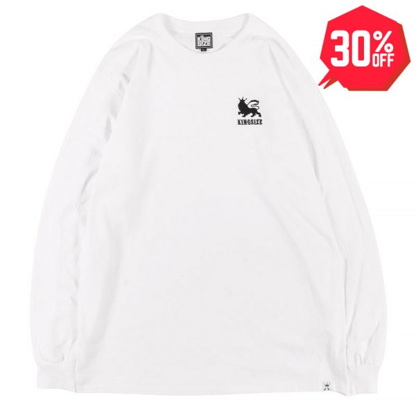 画像1: 【30%OFF】KINGSIZE（キングサイズ）“LION L/S TEE” (1)