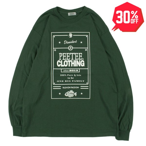 画像1: 【30%OFF】PeeTee. (ピーティー) “PEETEE CLOTHING L/S TEE” (1)