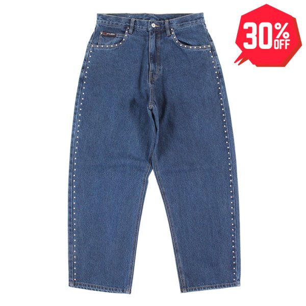 画像1: 【30%OFF】FUBU（フブ） “STUDS DENIM PANTS” (1)