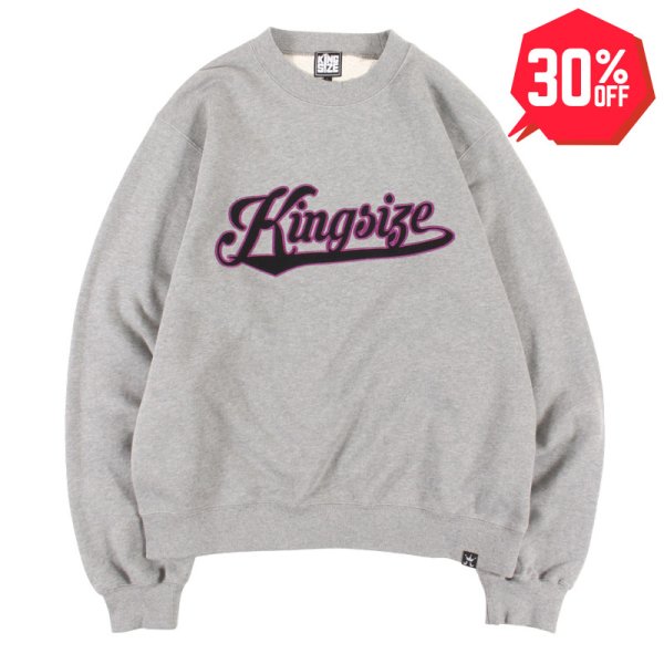 画像1: 【30%OFF】KINGSIZE（キングサイズ）“LEAGUE CREW SWEAT” (1)