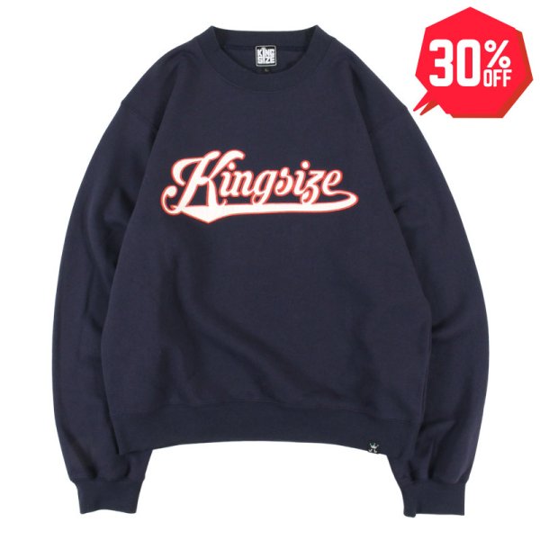 画像1: 【30%OFF】KINGSIZE（キングサイズ）“LEAGUE CREW SWEAT” (1)