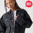 画像1: 【30%OFF】FUBU（フブ） “STUDS DENIM JACKET” (1)