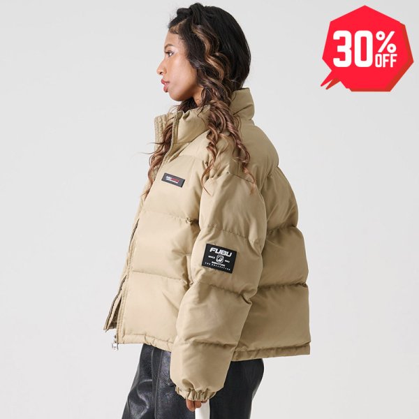 画像1: 【30%OFF】FUBU（フブ） “SHORT NYLON TWILL PUFFER JACKET” (1)
