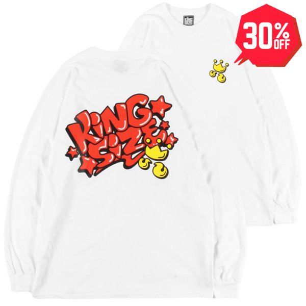 画像1: 【30%OFF】KINGSIZE（キングサイズ）“POP STAR L/S TEE” (1)