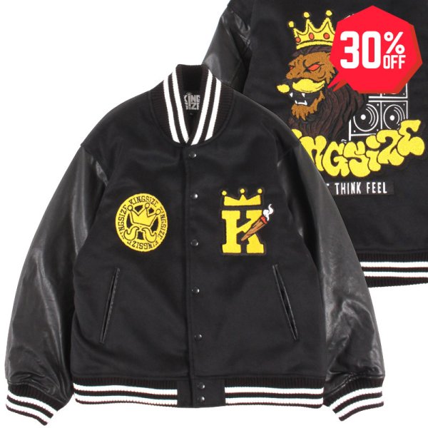 画像1: 【30%OFF】KINGSIZE（キングサイズ）“DUB KING STADIUM JACKET” (1)