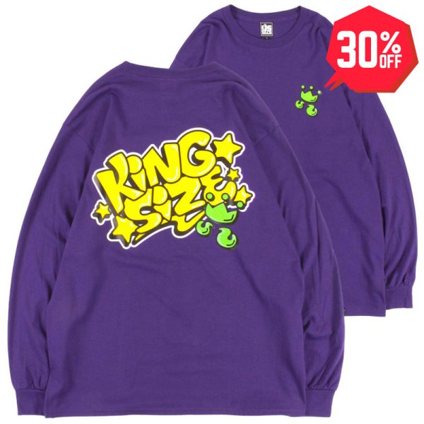 画像1: 【30%OFF】KINGSIZE（キングサイズ）“POP STAR L/S TEE” (1)