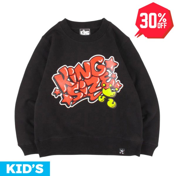画像1: 【30%OFF】[子供服] KINGSIZE（キングサイズ）“POP STAR KIDS CREW SWEAT” (1)
