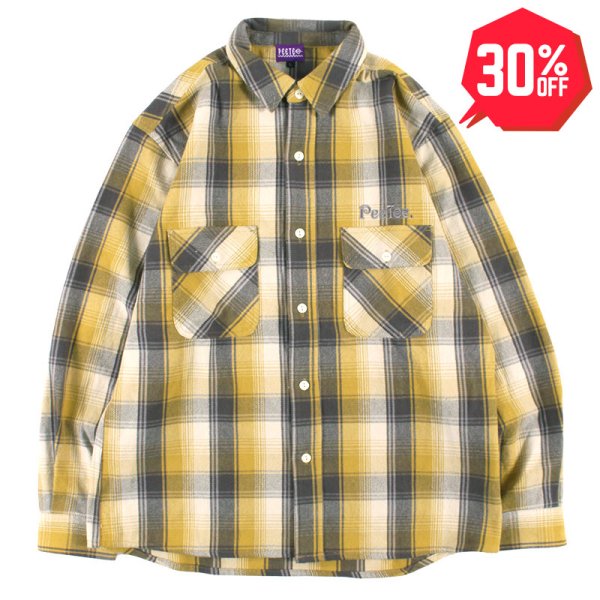 画像1: 【30%OFF】PeeTee. (ピーティー) “HEAVY FLANNEL L/S SHIRTS” (1)