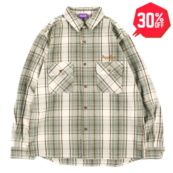 画像1: 【30%OFF】PeeTee. (ピーティー) “HEAVY FLANNEL L/S SHIRTS” (1)