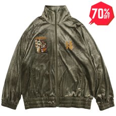 画像1: 【70%OFF】BUDS（バッズ）“MANEKIDARUMA VELOR TRACK JACKET” (1)
