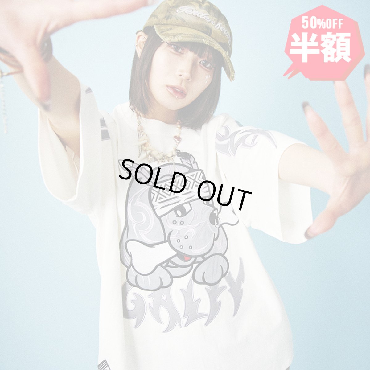 画像1: 【半額】【ラスト大型犬（XL）のみ】GALFY(ガルフィー) “部族長Tシャツ” (1)