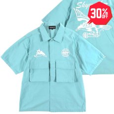 画像1: 【30%OFF】【ラストMのみ】KINGSIZE（キングサイズ）“x RYO the SKYWALKER COLLABO FATIGUE SHIRTS” (1)
