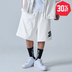 画像1: 【30%OFF】【ラストMのみ】FUBU（フブ） “FAUX LEATHER SHORT PANTS” (1)