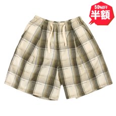 画像1: 【半額】PeeTee. (ピーティー) “CHECKERED TUCK SHORTS” (1)
