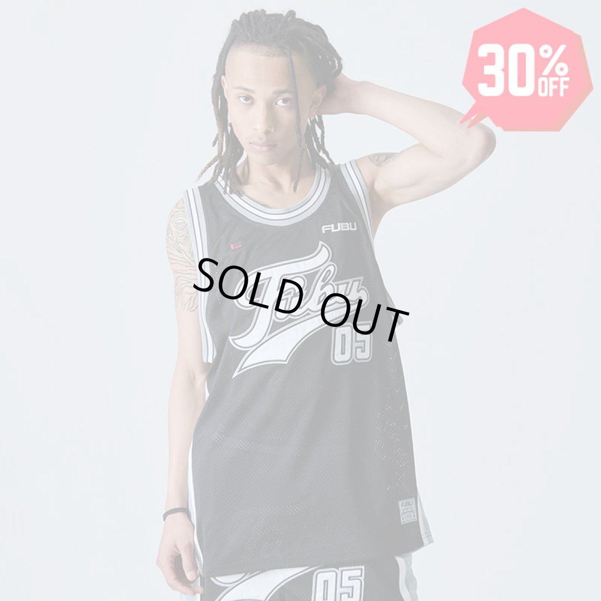 画像1: 【30%OFF】FUBU（フブ） “BASCKETBALL SHIRT/バスケットボールシャツ” (1)