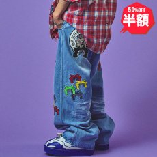 画像1: 【半額】GALFY(ガルフィー) “チャカパッチデニム2” (1)