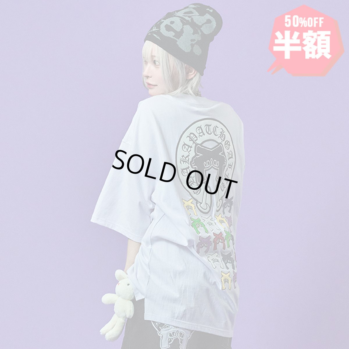 画像1: 【半額】GALFY(ガルフィー) “チャカパッチTシャツ2” (1)