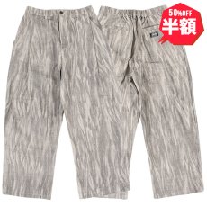 画像1: 【半額】PeeTee. (ピーティー) “DISTRESSED PRINT TWILL PANTS” (1)