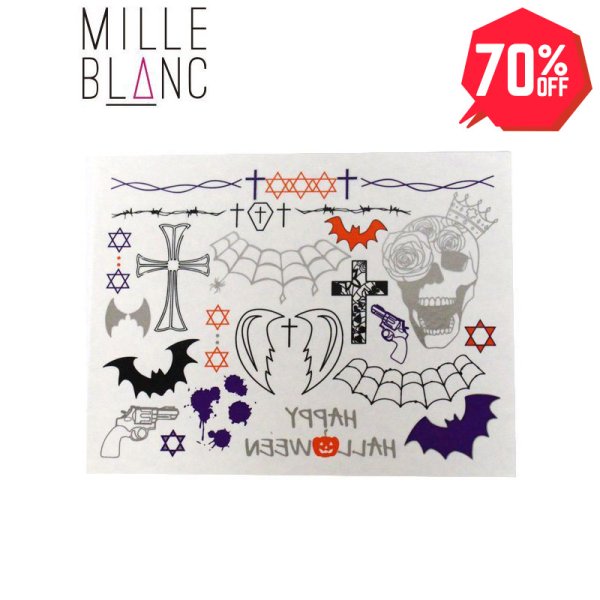 画像1: 【70%OFF】Milleblanc（ミルブラン） “HALLOWEEN TATTOO SEAL” (1)