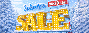 ＼MAX70%OFF／ ウィンターセール!