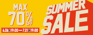 ＼MAX70%OFF／ サマーセール!