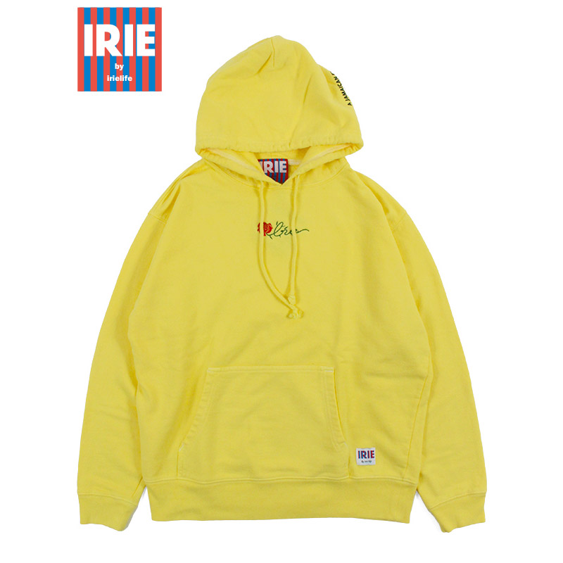 yellow hoodie with rose