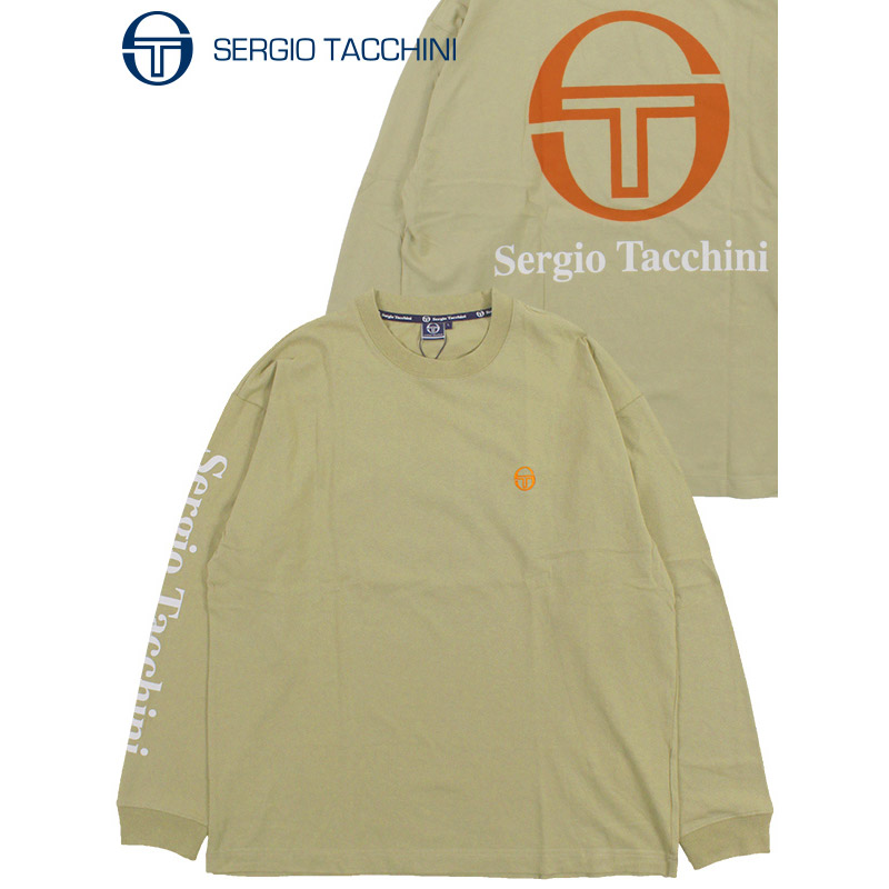 ラストLのみ】SERGIO TACCHINI (セルジオ・タッキーニ) “BIG SILHOUETTE ST LOGO LONG T-SHIRT”  DISSIDENT WEB SHOP