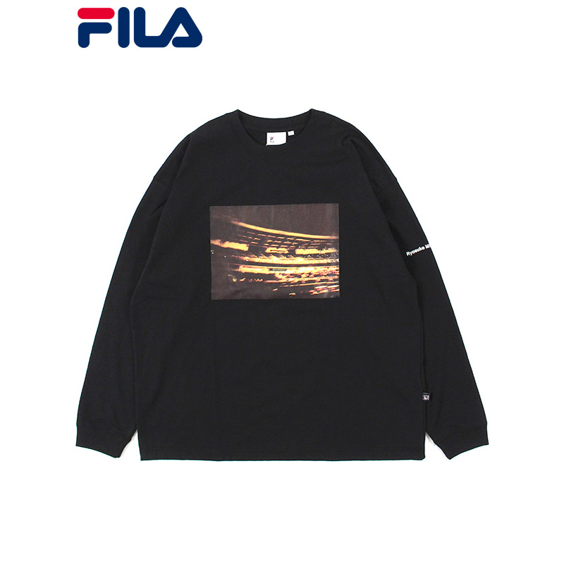 fila black crew neck