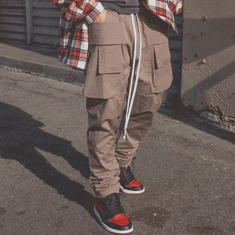 ラストLのみ】mnml(ミニマル) “DROP CROTCH CARGO PANTS